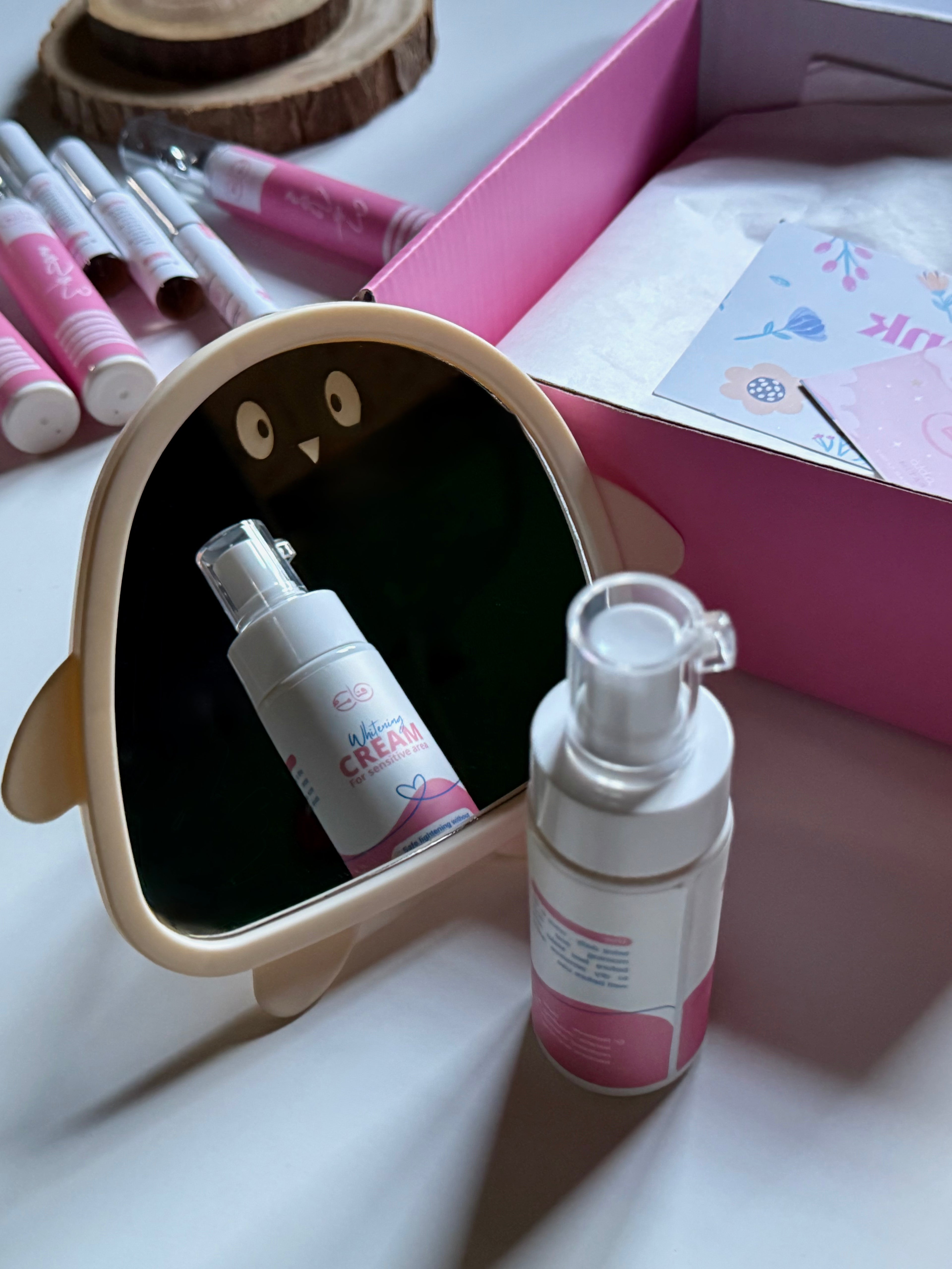 Whitening cream for sensitive areas