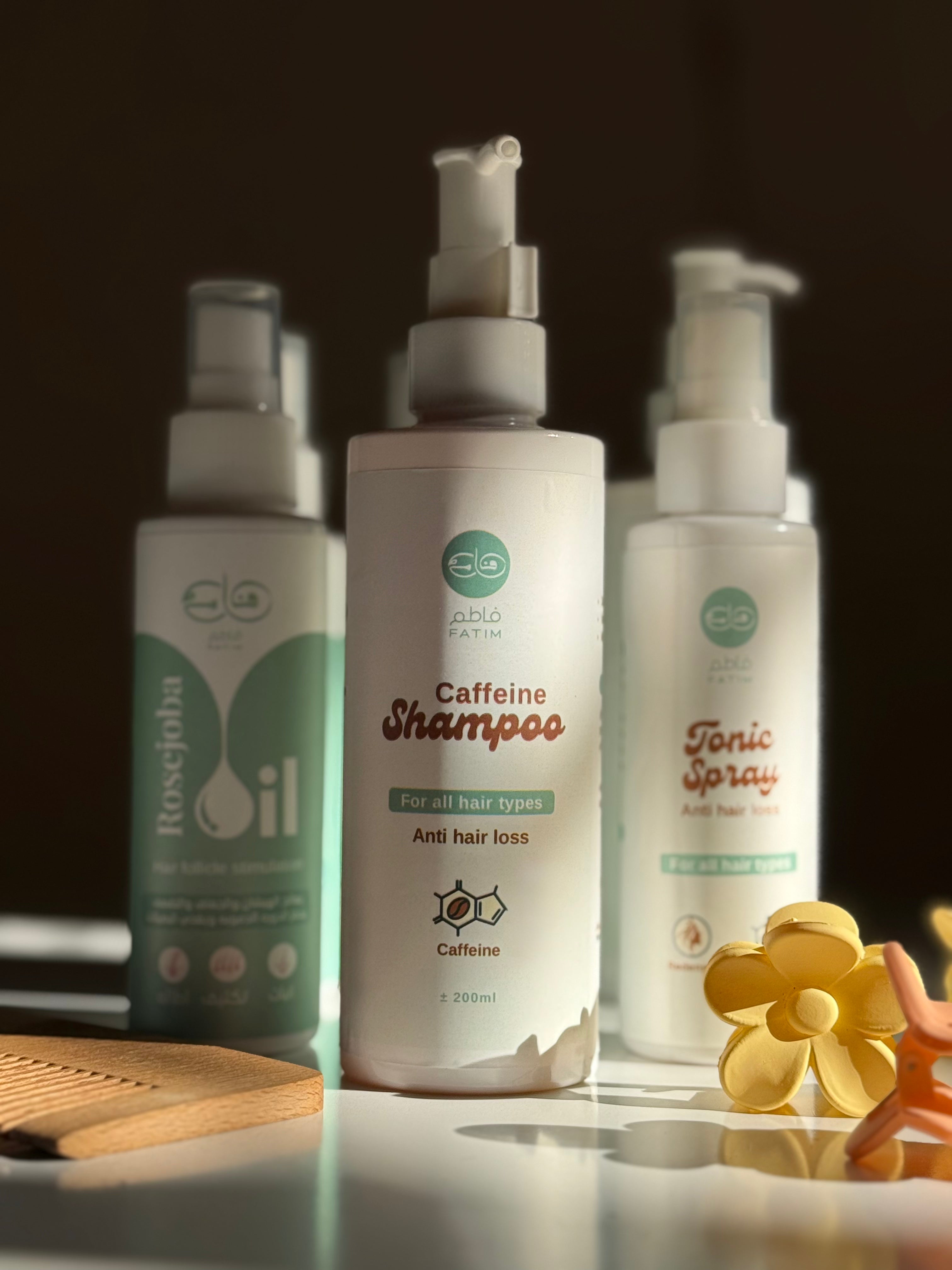 Caffeine shampoo